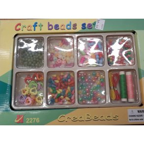 Perler i plastik - 7 forskellige  til brn over 7 r 