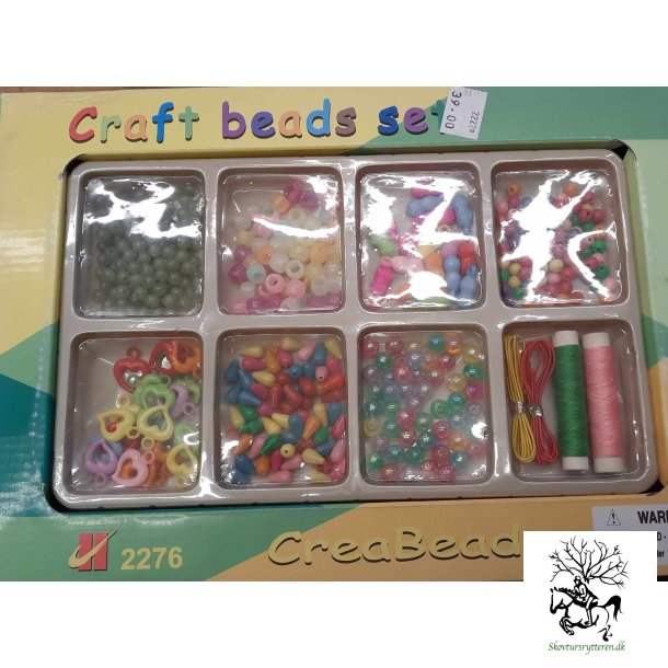 Perler i plastik - 7 forskellige  til brn over 7 r 