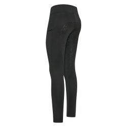 Ridetights Vinter Full silikone Grip til junior "Dietse"  Sort