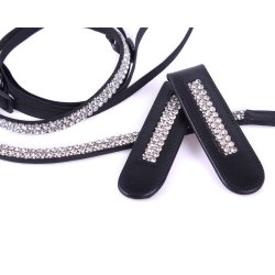 Sadelpynt  med krystaller let at montere "Verbena"