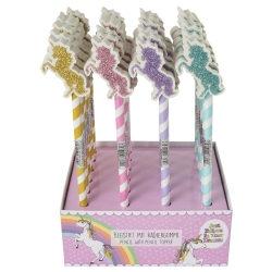 Blyant med viskelder