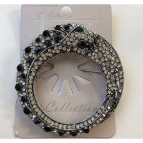 Stor broche med krystaller