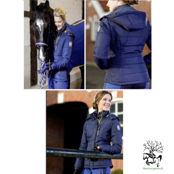 Ridejakke vinter til junior fra HKM i Str. 140 i navy 