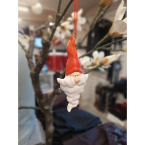 Julemnd ophng til f.eks trolgren , gitter eller juletr - ca 12 cm 