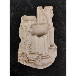 Gips sjle til 3 fyrfads lys.