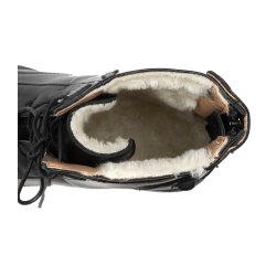 Ridestvle kort vinter m snrer og lynls fra Waldhausen "Belfort" sort