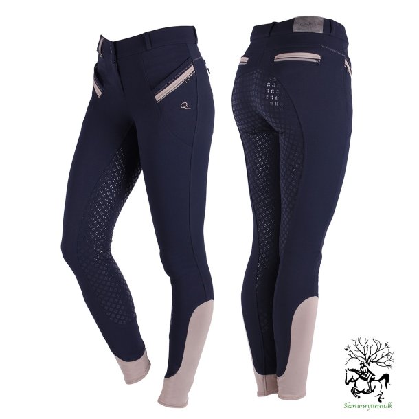 Ridebukser fra QHP "Bliss"  i str 40 Navy bl