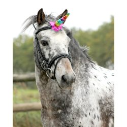 Enhjrningehorn til pandebndet eller til kphesten fra QHP 