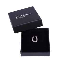 Stvnebroche / pin til stvnejakken eller plastron / slips "hestesko"