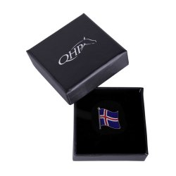 QHP Broche med flag 