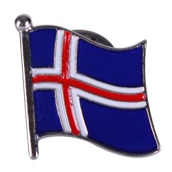 QHP Broche med flag 