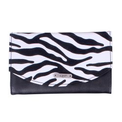 Bltetaske i zebra striber.