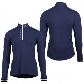 Ride T-shirt med lille lynls og i UV beskyttende materiale 