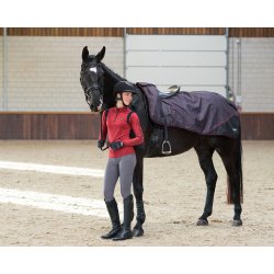  Ridebluse vinter m lille lynls  fra QHP "Mirre"  Thermal  - Bordeaux