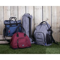 Hjelmtaske fra QHP i 3 farver med brehndtag