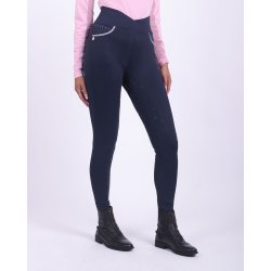Ridetights fra QHP "Kathleen" str 40 i bl eller hvid 