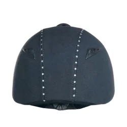 Choplin ridehjelm med krystaller og drejeknap justering "Aero Strass"