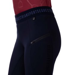 Ridetights i sporty look  fra QHP "Milou" Navy bl