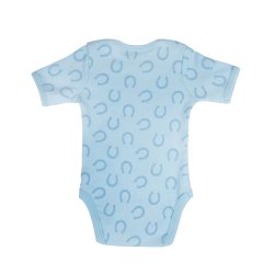 Bodysuit til babyer fra QHP - fes i 3 farver og tryk i str. 68.