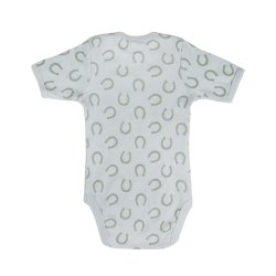 Bodysuit til babyer fra QHP - fes i 3 farver og tryk i str. 68.