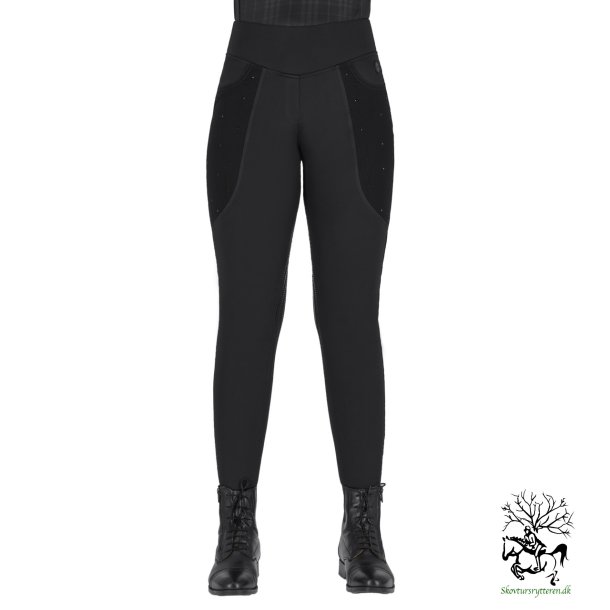 Ridetights med similisten fra QHP " Zahra" - Sort