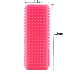 Hrfjerner til pelsdyr f.eks hund og kat i pink silikone