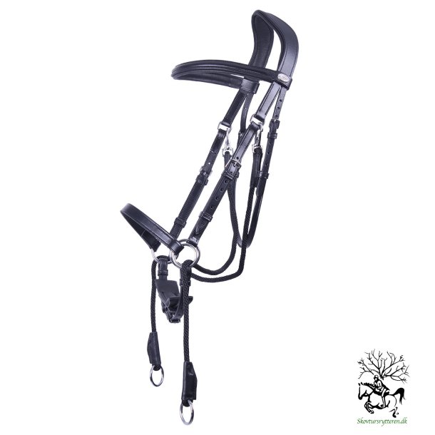 Bidl�s trense til shetl�nder "Ceto" i sort fra QHP