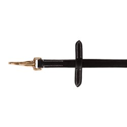 Bidls trense med anatomisk nakkestykke til shetlnder i sort eller brun 