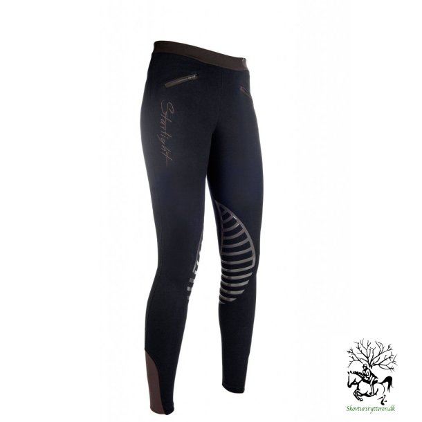 Ridetights med  kn silikone grib til brn og voksne  fra HKM "Starlight" 