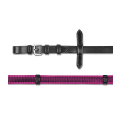  Tjle med indvvet gummi og stoppere i friske farver