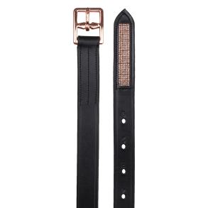 Stigremme i lde  med rose guld sten 