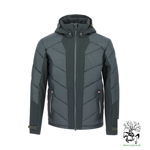 Jakke i genbrugs materiale unicex fra EQUITHME "CHRIS" Navy bl
