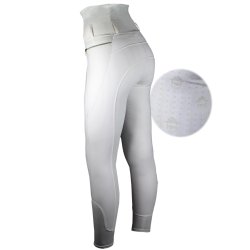 Ridetights fra Mink Horse med eller uden fold ned talje "SHOW-OFF"  Hvid