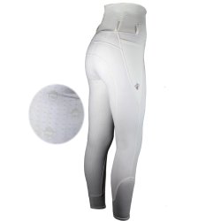 Ridetights fra Mink Horse med eller uden fold ned talje "SHOW-OFF"  Hvid