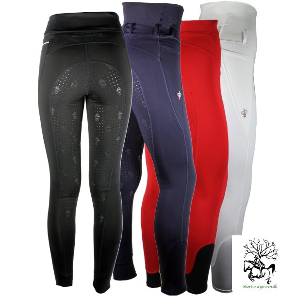  Ridetight med klassisk eller hj foldbar talje fra Mink Horse "SHOW-OFF"