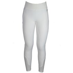 Ridetights fra Mink Horse med eller uden fold ned talje "SHOW-OFF"  Hvid