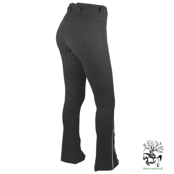Ridebukser Jodhpur  fra Mink Horse med power-grip " Equestrian Bell 2" str 40 sort 