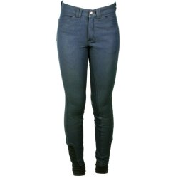 Ridebukser fra Mink Horse "Equestrian Star" m . power grip  "Crystal denim"