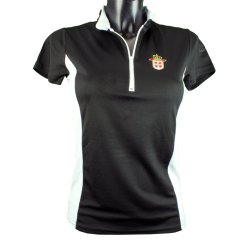 Mink Horse stvne bluse med krone i krystaller "CROWN" sort eller navy bl