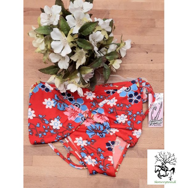 Bikini til brn "Rd m Blomster" fra Coconut