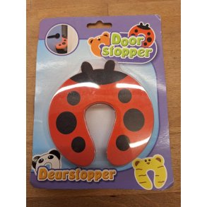 Drstopper med mariehne - undg klemte fingre