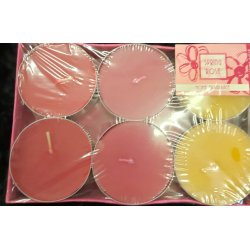 Duft lys fyrfad - store - Pakke med 12 stk - Flere dufte at vlge imellem 