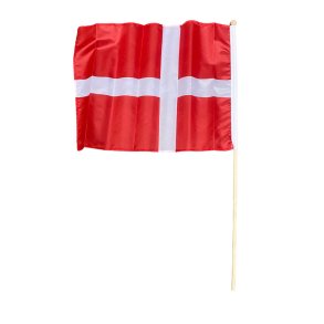 Flag P Trpind Dannebrog - smitter ikke af - kan tle regn 