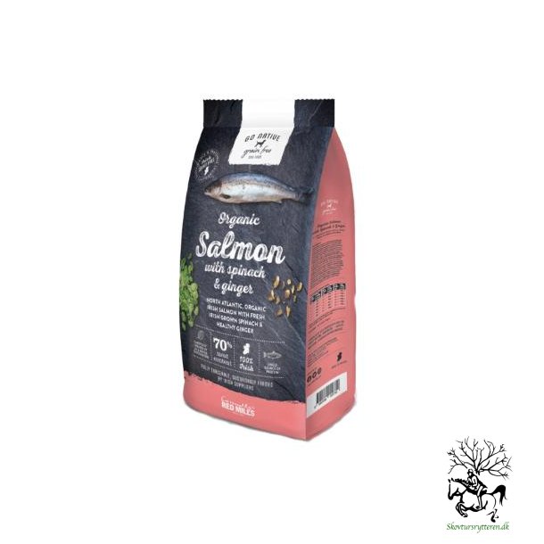 Go Native hunde foder til hunde med flsom mave  Laks/spinat/ingefr