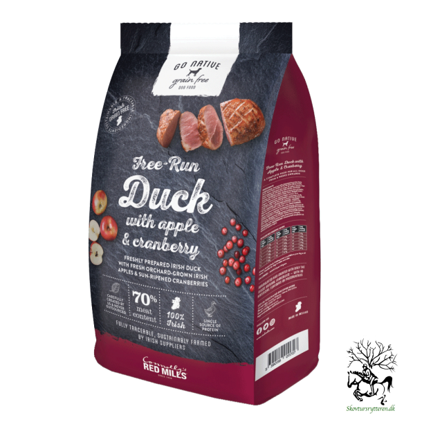 Go Native hundefoder med and, bler, tranebr