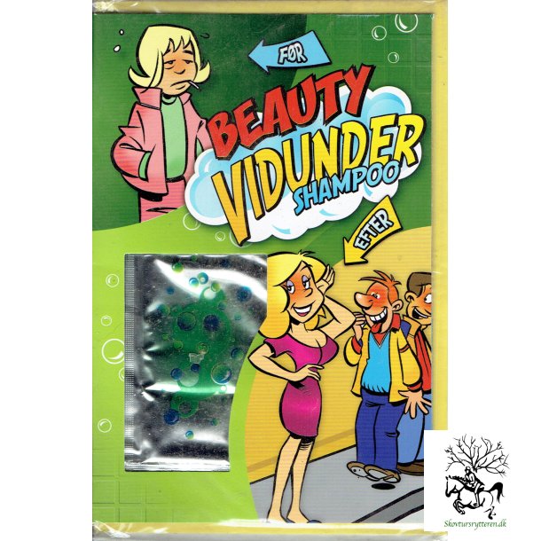 Joke Kort "Vidunder Shampoo" Grn flere varianter
