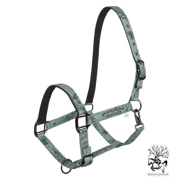 Grime med bld foring fra IR "Ambient - Sage Green" Aop