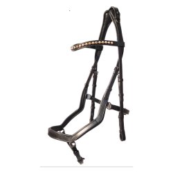 Trense med frihed i nakkestykket "Diamond"