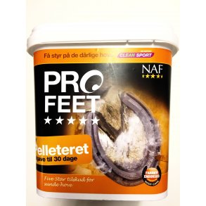 Naf - Pro feet pelleteret