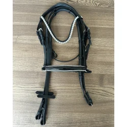 Trense fra By Weber med klare krystaller - Dolly